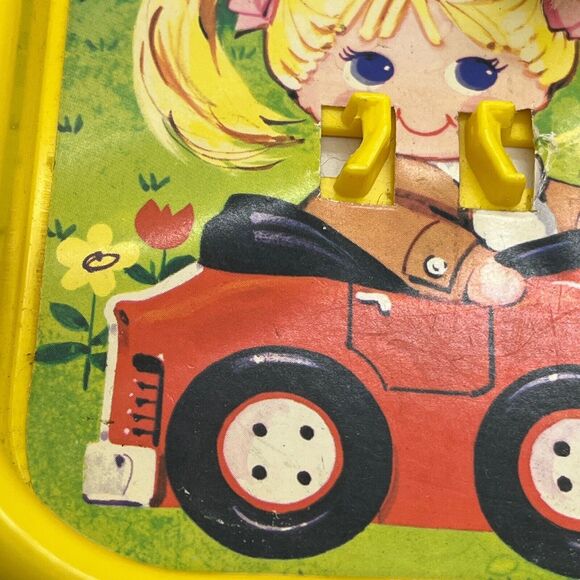 Dolly Pops Doll Set Outdoor Playtime 1979 Retro Skateboard Car Tennis Carry Case - Picture 8 of 13